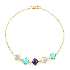 Bracelet en argent et Sodalite