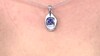 Collier en argent et Tanzanite (de Melo Essence)