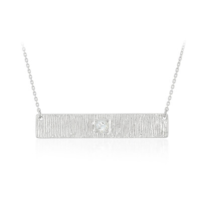 Collana in argento con Acquamarina Brasiliana