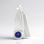 Ciondolo in argento con Tanzanite (Pallanova)