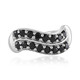 Anello in argento con Spinello Nero