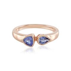 Anillo en plata con Tanzanita