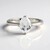 Anello in argento con Topazio Bianco
