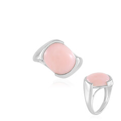 Anillo en plata con Ópalo rosa (de Melo Essence)