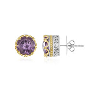 Lavendel-Amethyst-Silberohrringe (Dallas Prince Designs)