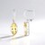 Orecchini in argento con Citrino (MONOSONO COLLECTION)