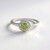 Bague en argent et Péridot