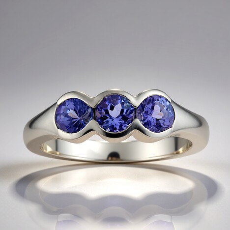 Anello in argento con Tanzanite (Pallanova)