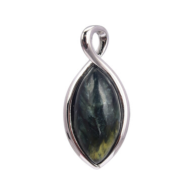 Pendentif en argent et Séraphinite