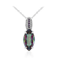 Mystic Quartz Silver Necklace
