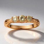 Anello in oro con Diamante Rose de France VS1 di Argyle (Annette)