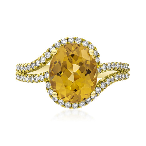 Anillo en oro con Berilo imperial (AMAYANI)