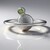 Anello in argento con Peridoto