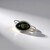 Anello in argento con Ambra Baltica (MONOSONO COLLECTION)
