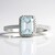 Bague en or et Aigue-Marine du Brésil AAA