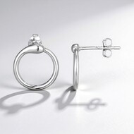Boucles d'oreilles en argent (Adela Silber)