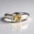 Anello in argento con Berillo Giallo