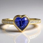 Anello in oro con Tanzanite AAA (CIRARI)