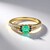 Bague en or et Emeraude de Russie (Adela Gold)