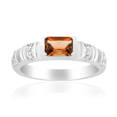 Zilveren ring met een Tepetate topaas