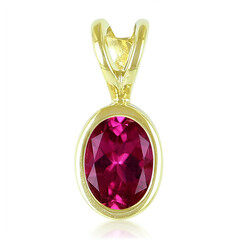 Shimoyo-Rubellit-Goldanhänger