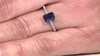 Bague en argent et Iolite