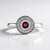 Anello in argento con Rubellite