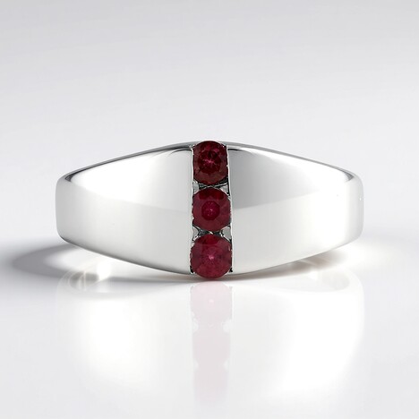 Anello in argento con Tormalina Rosa Nigeriana