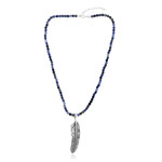 Sodalith-Silberhalskette (Jones Lee)