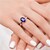 Iolite Silver Ring
