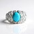 Anello in argento con Turchese (SAELOCANA)