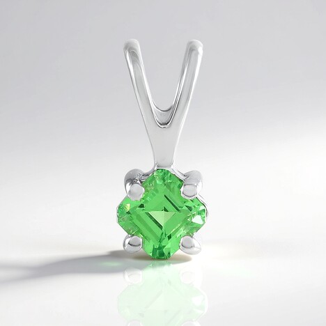 Ciondolo in argento con Lemshuku Tsavorite