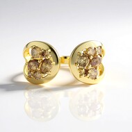 Gouden ring met I2 Champagne Diamanten (de Melo Gold)