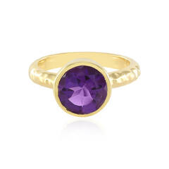 Anello in argento con Ametista Zambiana