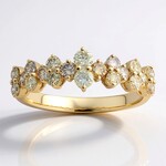 Anello in oro con Diamante Fancy I1 (CIRARI)