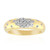 9K VVS1 (G) Diamond Gold Ring (Annette)