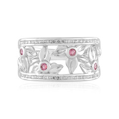 Bague en argent et Tourmaline rose du Brésil  (de Melo)