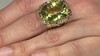 Anillo en plata con Cuarzo del Ouro Verde (Gems en Vogue)