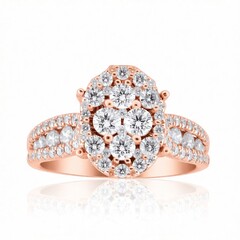 Gouden ring met Diamanten SI1 (G)