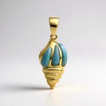 Ciondolo in argento con Larimar