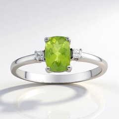 Anello in argento con Idocrasio