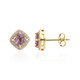 Amethyst-Silberohrringe