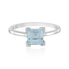 Anello in argento con Topazio Blu Cielo