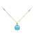 Arizona-Türkis-Goldhalskette (CIRARI)