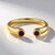 Anello in argento con Spinello Rosso