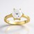 Bague en argent et Topaze blanche