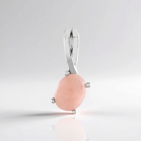 Ciondolo in argento con Opale Rosa