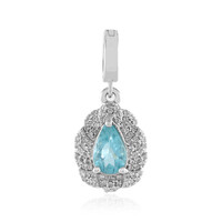Ciondolo in argento con Apatite Blu