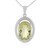 Collier en argent et Quartz citron