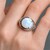 Bague en argent et Opale Welo